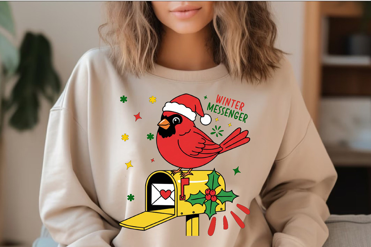 Christmas Cardinal Winter PNG, an Illustration by SinaCreation (Photo 5 of 7)