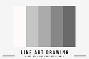 Line Art Drawing Procreate Brushes, a Brush Add-On by Digi Life (Thumbnail 7 of 13)