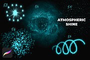 56 SHINE brushes for PROCREATE X5, a Brush Add-On by Graphics Resources (Thumbnail 14 of 17)