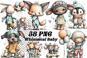 Whimsical Baby Animal Junk Journals, an Illustration by one-touch (Thumbnail 1 of 9)