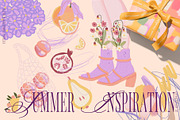 Acrylic Summer Inspiration, a Pattern Graphic by nadispasibenko (Thumbnail 1 of 11)