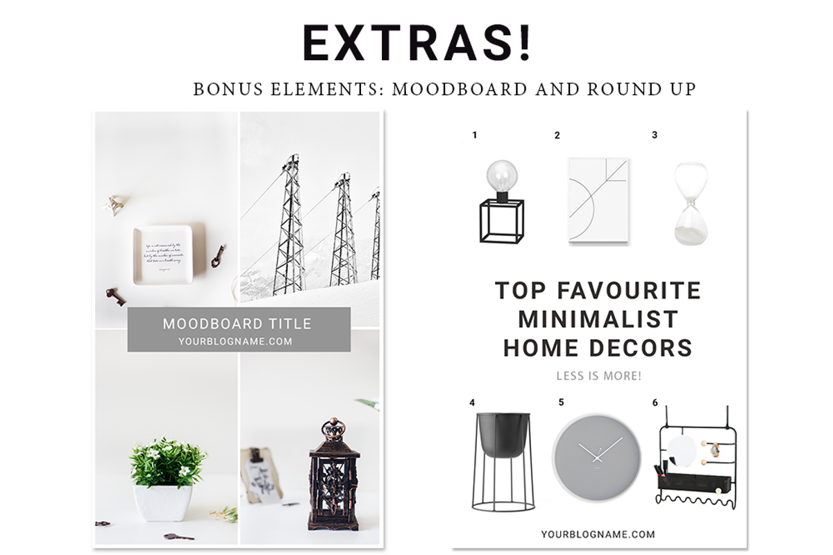 Minimalist Blog + Social Graphics, a Templates & Theme by October Studio (Photo 3 of 4)