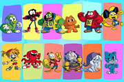 WACKY PACK LEAGUE PNG SET, a Person Illustration by XiXong STUDIO (Thumbnail 2 of 6)