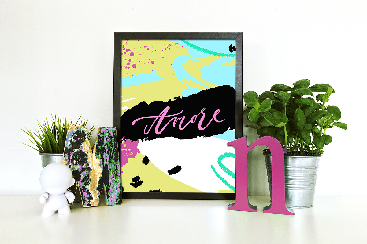 Fancy Vector Handlettering Set, a Texture Illustration by Spencerian Sisters (Photo 7 of 7)