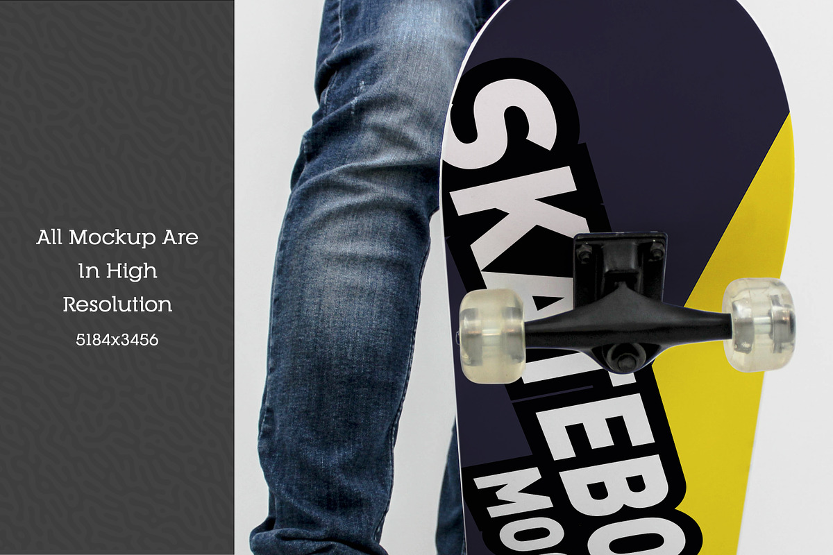 Skateboard Mockup #41, a Shirt Mockup by alexandeerco (Photo 3 of 5)