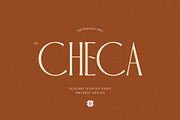 ED Checa - Elegant Serif, a Serif Font by Emyself Design (Thumbnail 1 of 9)