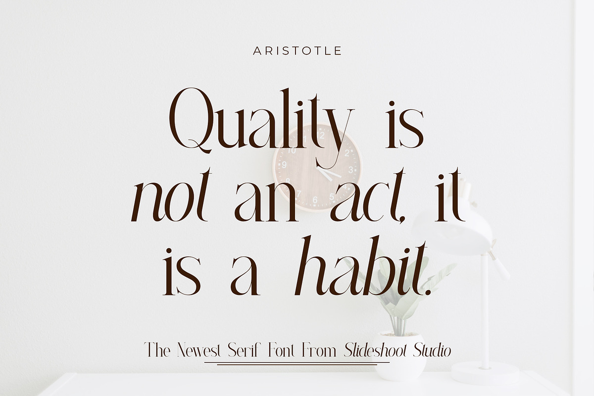Evians Mirage Serif Font, a Serif Font by Idea Studio (Photo 9 of 14)