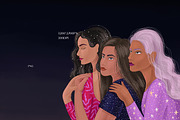 LUNALOGIA. Cosmic goddesses, a Person Illustration by Chikovnaya (Thumbnail 12 of 14)