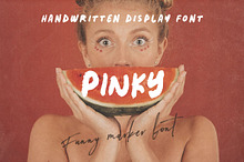 Pinky - Bold Handwritten Font