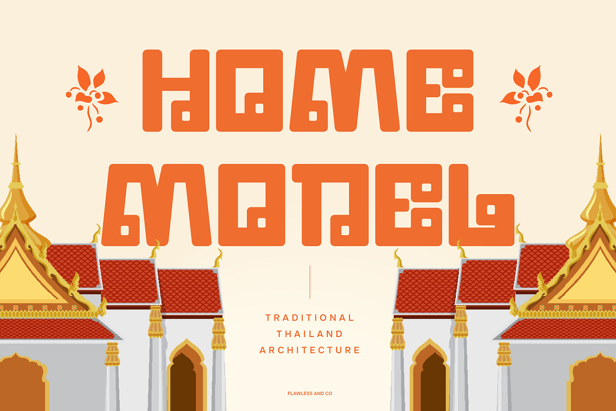 Ravhani - Thailand Display Font, a Sans Serif Font by Flawless And Co (Photo 3 of 10)