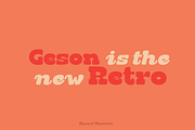Geson Bamer - Retro Font, a Font by TypeClassHeroes (Thumbnail 4 of 15)
