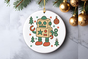 Retro Christmas Toy Robots Graphics, an Object Graphic by Blynn Pippen (Thumbnail 10 of 26)
