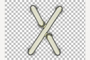 Neon tube font, an Object Graphic by 3D Graphics Shop (Thumbnail 37 of 38)