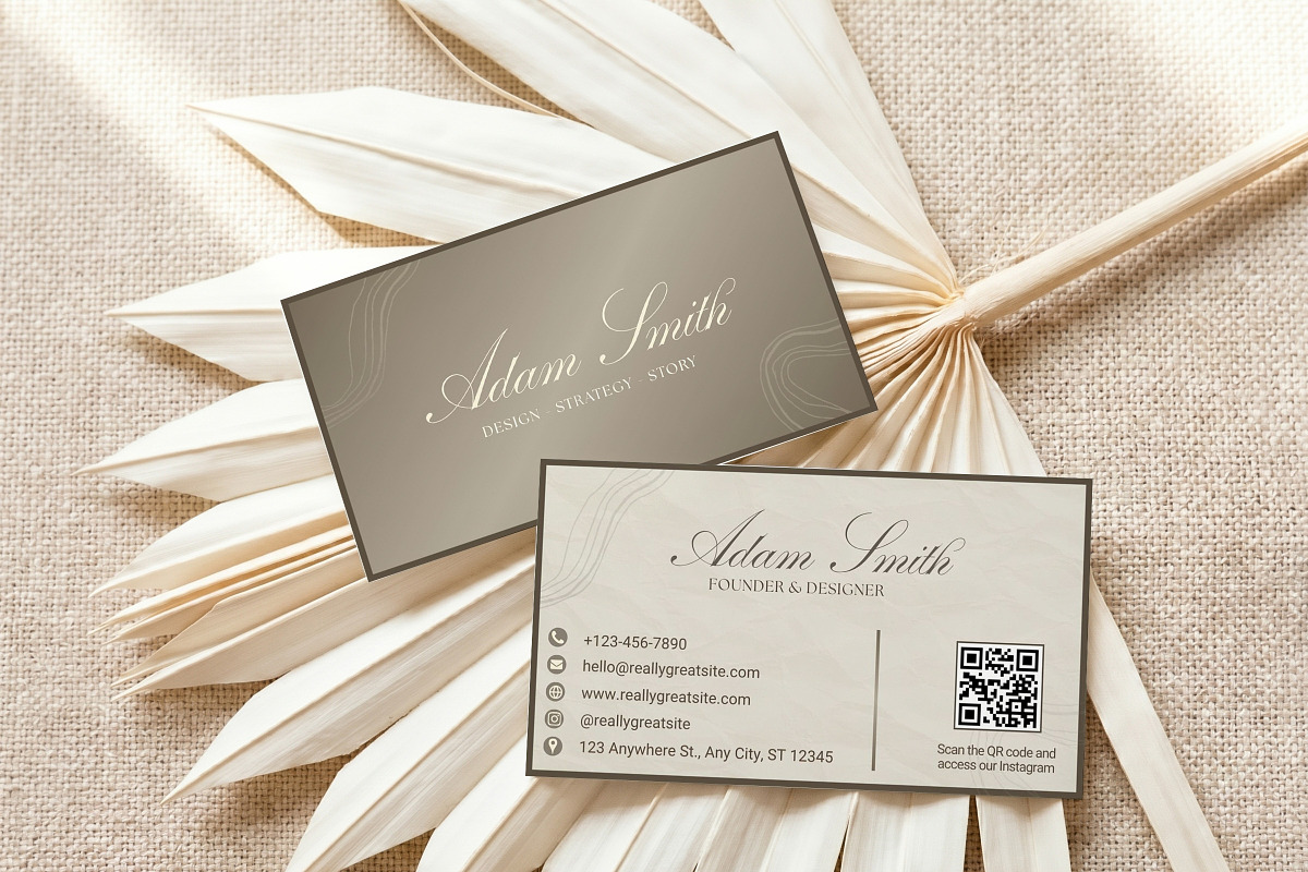 Luxury Business Card Canva Template, a Business Card Template by Arslan (Photo 3 of 6)