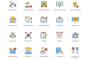100 Online Education Icons, an Outline Icon by Flat Icons (Thumbnail 4 of 6)