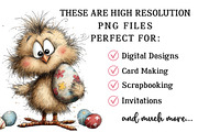 Whimsical Easter Chick Clipart, an Illustration by OK Design (Thumbnail 5 of 6)