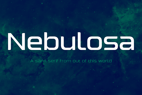 Nebulosa Font Family preview 8