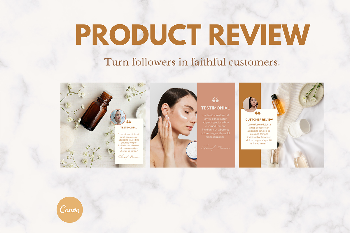 Product Instagram Canva Templates, a Social Media Template by Social Assumptions (Photo 5 of 8)