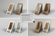 Sandwich Wedge Box Packaging Mockup, a Cups & Container Mockup by INCDesign (Thumbnail 3 of 10)