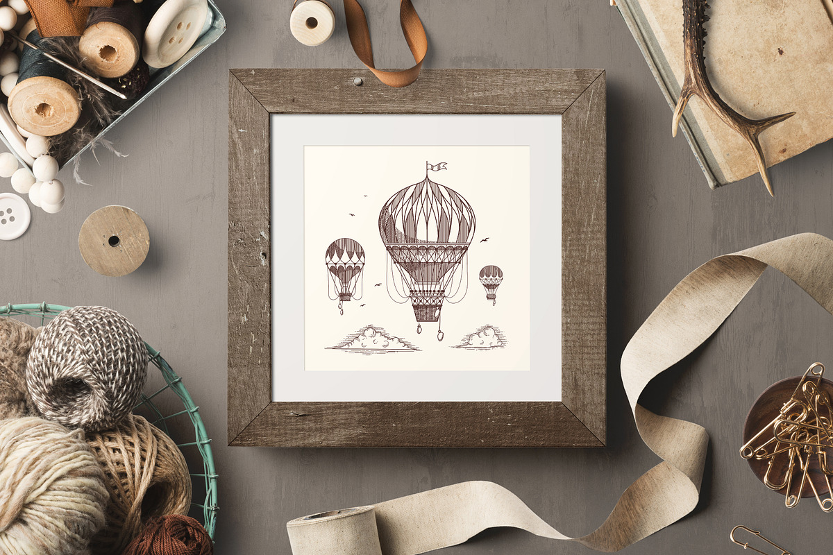 PARIS VINTAGE SET, a Texture Illustration by Luna Dreams (Photo 5 of 7)