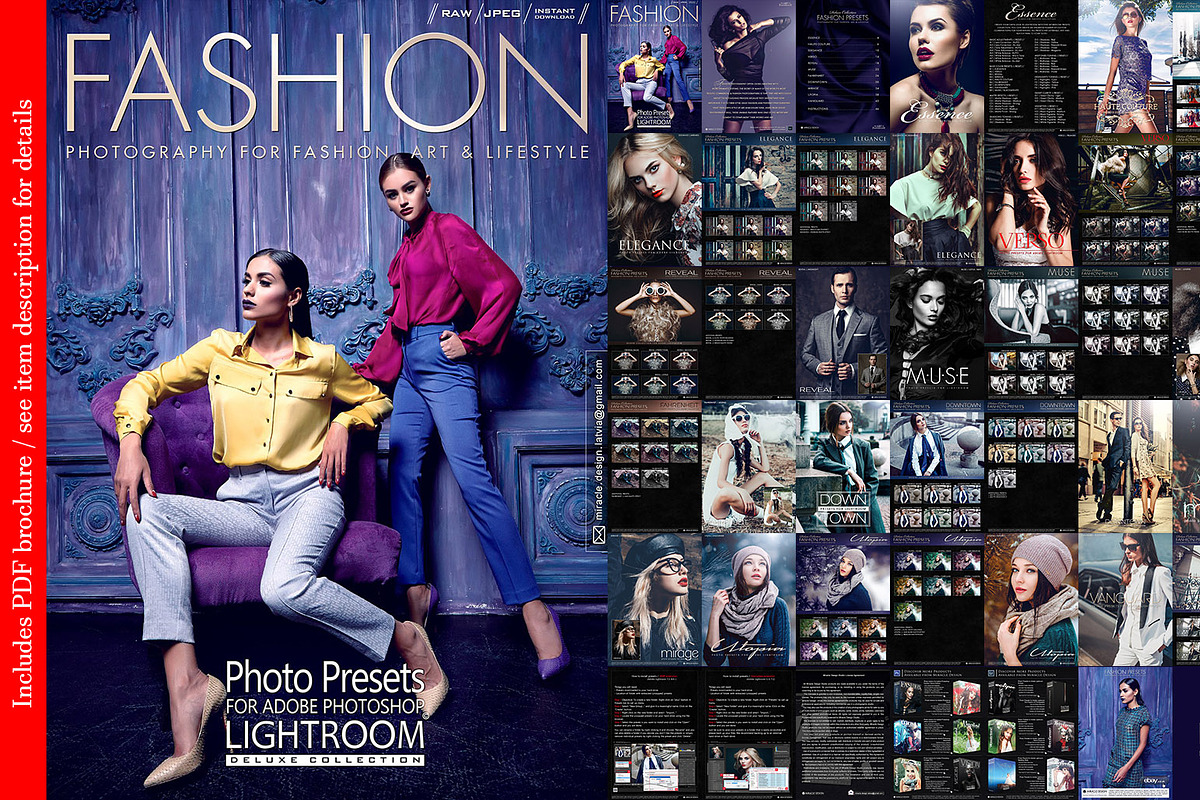 Presets for Lightroom / Fashion, an Action Add-On by Miracle_Design (Photo 2 of 15)