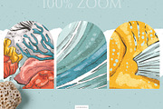 Deep Blue Illustrations #1, an Animal Illustration by GVGraphics (Thumbnail 10 of 11)