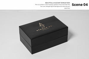 Jewelry Or Gift Box Mockup Set