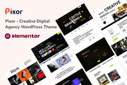 Pixor – Creative Digital Agency, a WordPress Template by NaimaAnjum (Thumbnail 1 of 4)