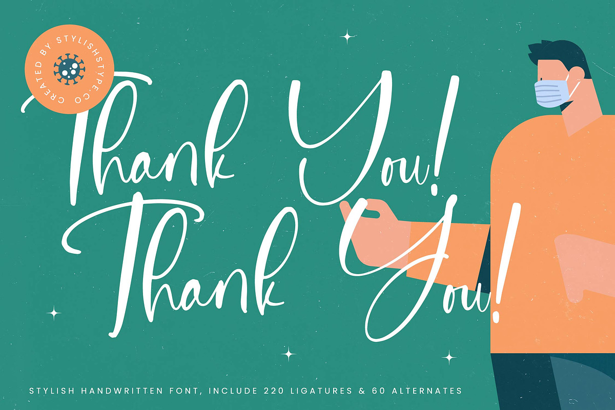 Sanitizer Eticulate Stylish Font, a Script Font by stylishtype.co (Photo 20 of 20)