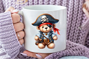 Teddy Bear Clipart, an Illustration by Pixels.Craft (Thumbnail 4 of 7)