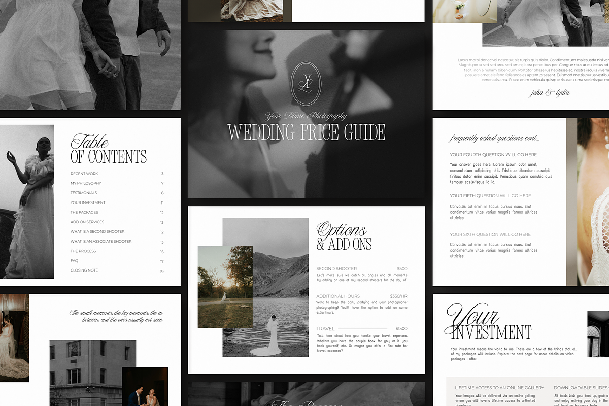 Photography Pricing Guide, a Templates & Theme by Studio Annie Louise (Photo 7 of 9)