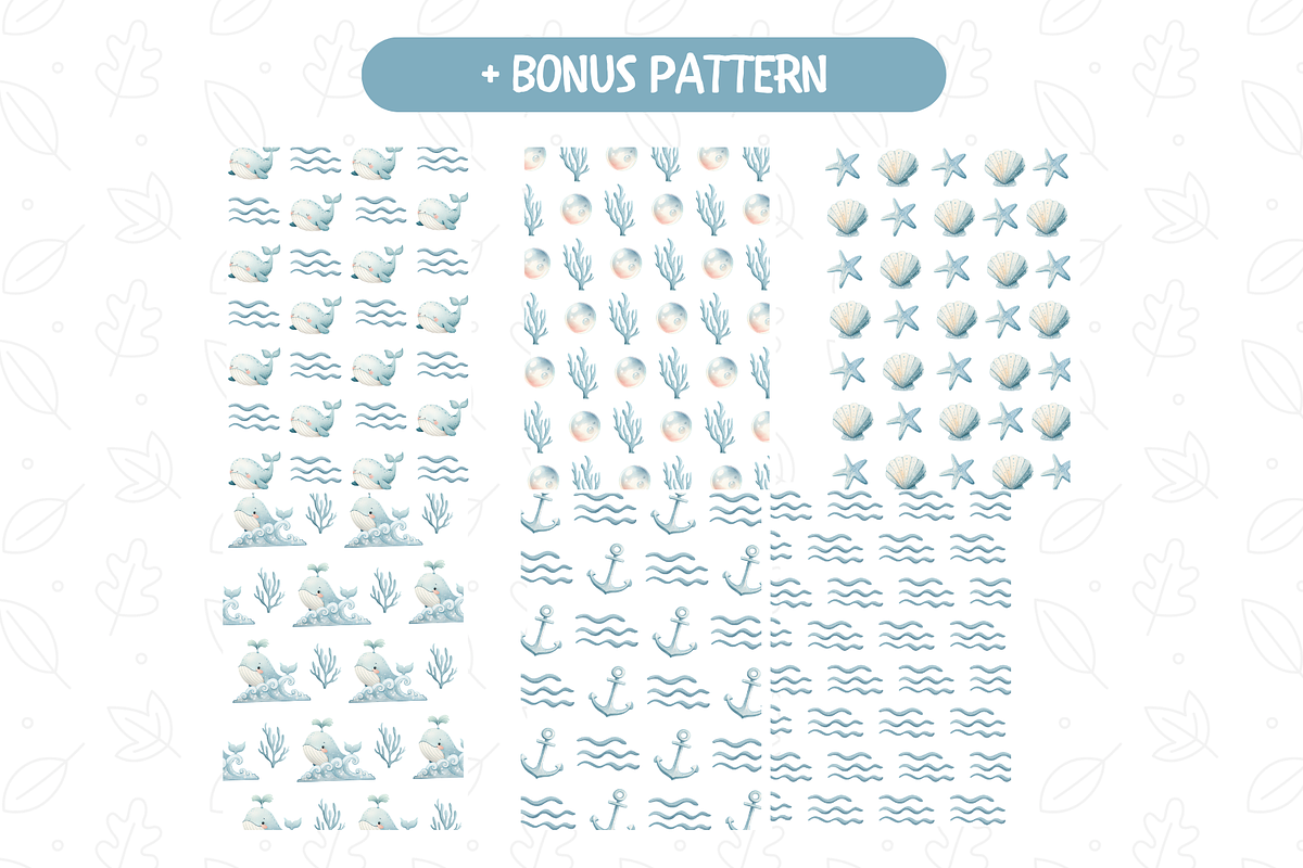 Under The Sea Watercolor Clipart, an Illustration by TatiMockup (Photo 3 of 5)