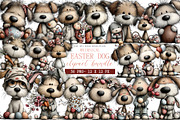 Whimsical Easter Dog Clipart, an Illustration by DreamArtGraphic (Thumbnail 1 of 4)