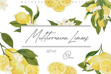 Mediterranean lemons collection