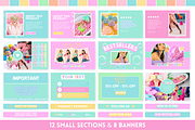 Rainbow Email Templates, an Email Template by SunshineStudioBoutique (Thumbnail 6 of 9)