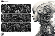 Biomech vol.2 designs & brushes, a Brush Add-On by Studio.Valhalla (Thumbnail 8 of 8)