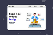 Financial Growth 3D Illustration, a Characters & Person 3D Model by novia99design (Thumbnail 5 of 6)