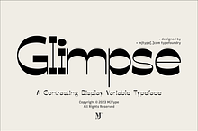 Glimpse Font Family