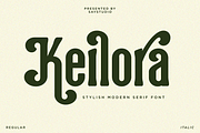 Keilora - Modern Condensed Font, a Serif Font by Say Studio (Thumbnail 1 of 13)