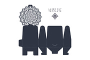 Laser cut box template, a Templates & Theme by Tori Shen (Thumbnail 1 of 2)