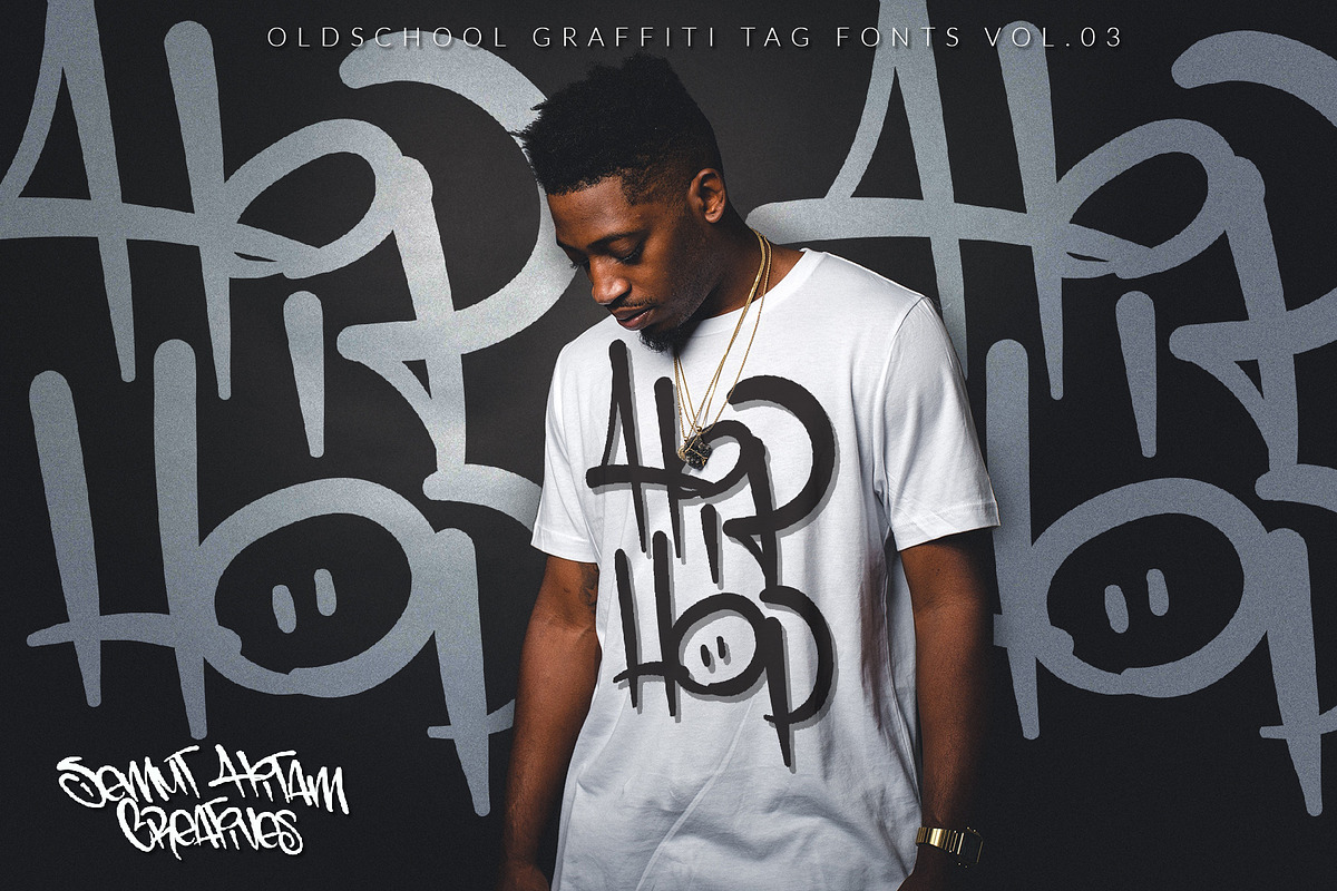 Schoolin - Graffiti Fonts, a Blackletter Font by SemutHitam Creative (Photo 2 of 7)