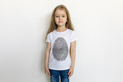 100 Kid's T-Shirt Mock-Up 2018 #22, a Shirt Mockup by Freeman Studio (Thumbnail 15 of 107)