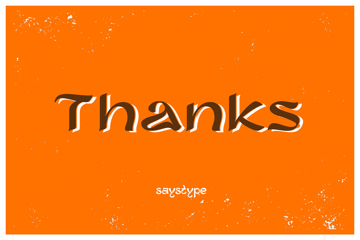 Says Display Maytens Typeface, a Sans Serif Font by Saystype (Photo 6 of 6)