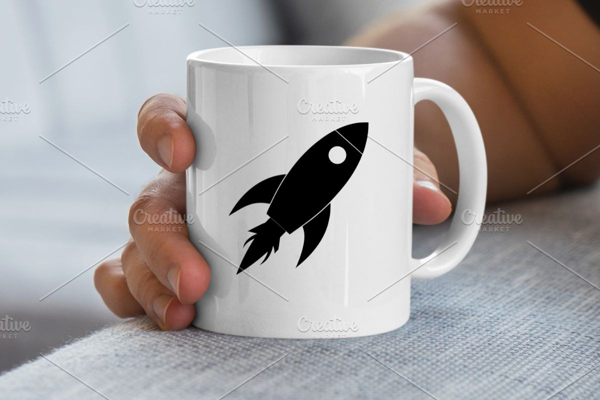 Rocket Silhouette SVG, a Technology Illustration by newminddesign (Photo 5 of 10)