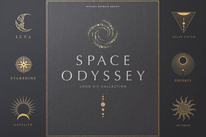 Space Odyssey Logo Collection, a Branding & Logo Template by Michael Rayback Design