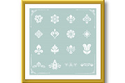 Set of Vector White Patterns, a Decorative Illustration by FineArtStudio (Thumbnail 2 of 3)