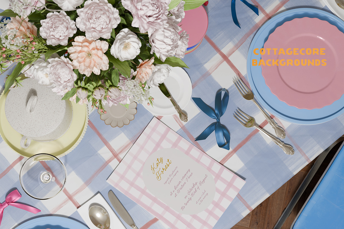 Cottagecore Picnic Backgrounds, a Background Graphic by Lana Elanor (Photo 5 of 10)