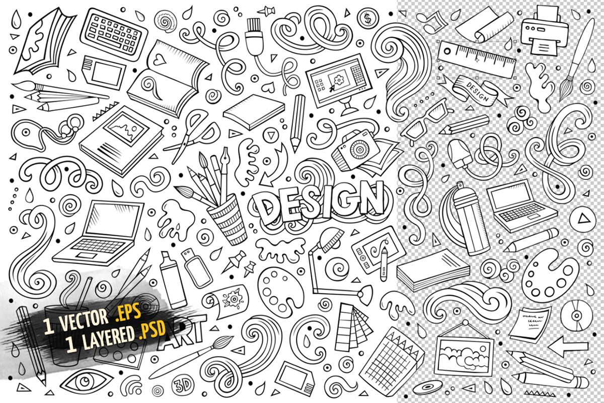 Design Tools Objects Set, an Object Graphic by BALABOLKA (Photo 3 of 4)