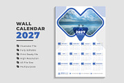 2027 Landscape Calendar Template, a Stationery Template by pixelcreatx (Thumbnail 4 of 5)