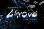 Chrova Futuristic Urban Display Font, a Handwritten Font by ArtiXLabs (Thumbnail 1 of 10)